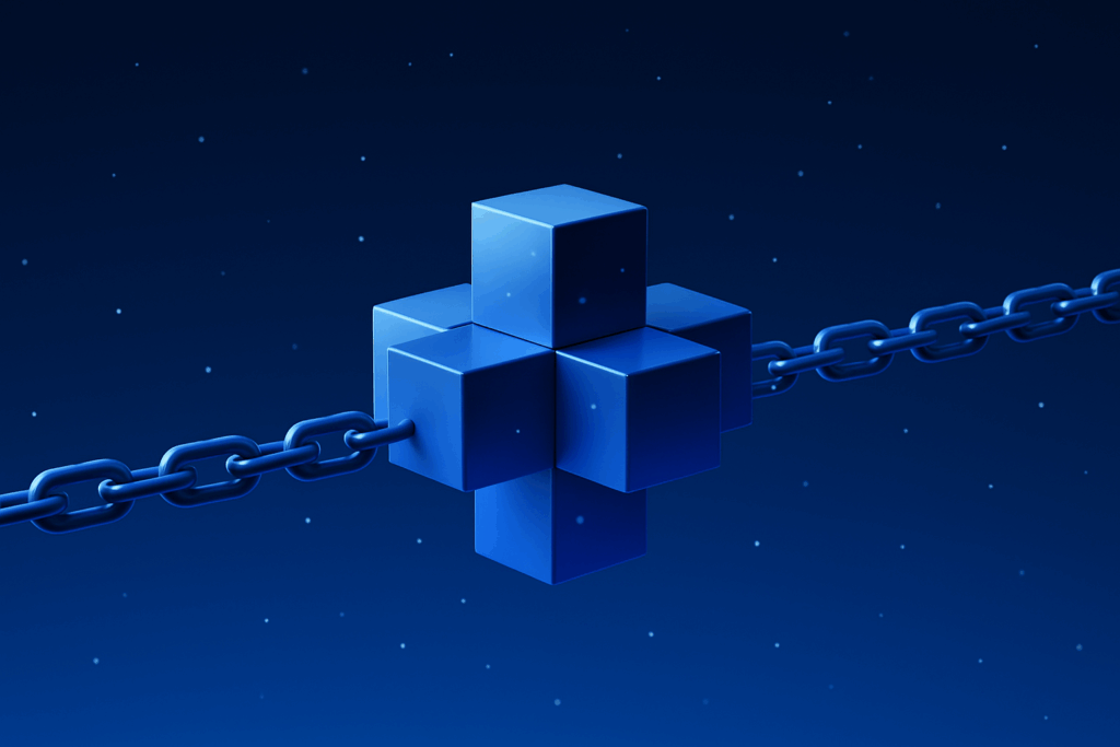 Visual of a block on a chain.